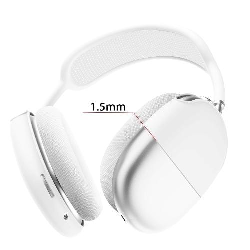 SaharaCase - Liquid Silicone Cover Case - for Apple AirPods Max - White - Sahara Case LLC