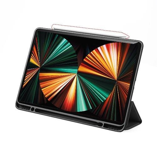 SaharaCase - Marble Folio Case for Apple iPad Pro 12.9" (5th Gen 2021) - Green - Sahara Case LLC