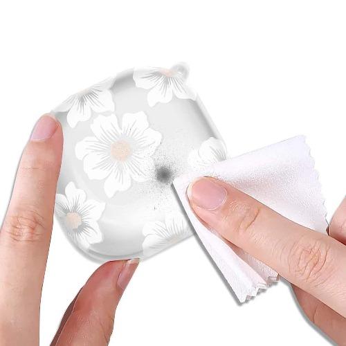 SaharaCase Marble Series Case for Samsung Galaxy Buds Live - Clear - Sahara Case LLC