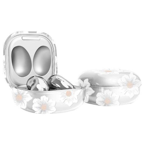 SaharaCase Marble Series Case for Samsung Galaxy Buds Live - Clear - Sahara Case LLC