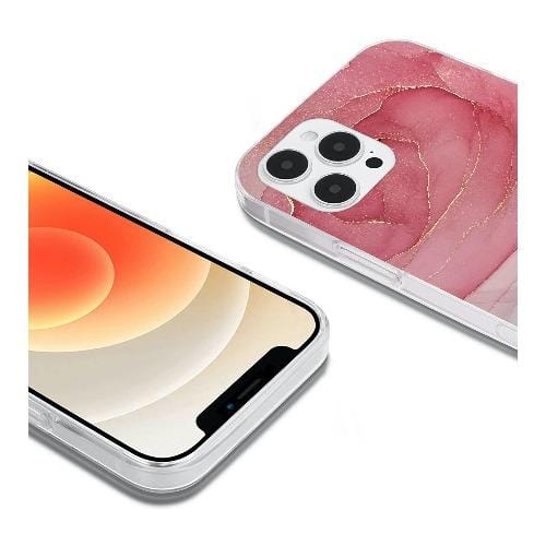 SaharaCase - Marble Series Case - iPhone 12 & iPhone 12 Pro 6.1" - A - Sahara Case LLC