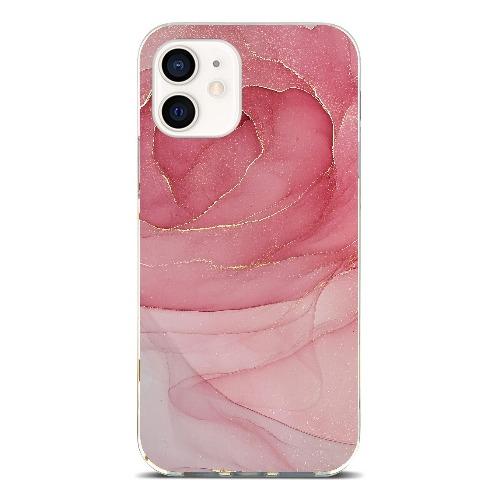 Red Marble iPhone 12 Mini Case - Marble Series Case