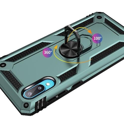 SaharaCase - Military Kickstand Case for Samsung Galaxy A02 (2021) - Green - Sahara Case LLC