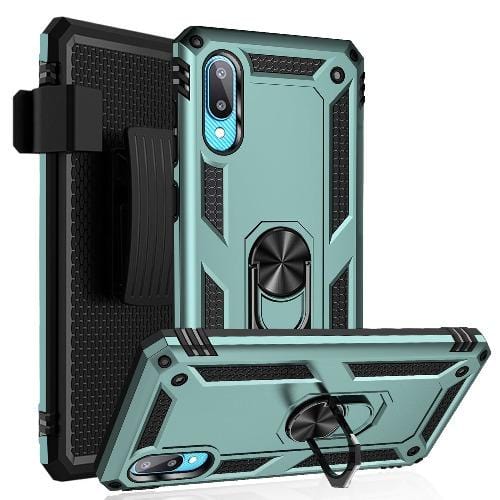 SaharaCase - Military Kickstand Case for Samsung Galaxy A02 (2021) - Green - Sahara Case LLC