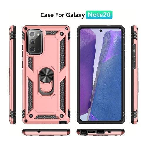 SaharaCase - Military Kickstand Series Case - for Samsung Galaxy Note 20 5G - Rose Gold - Sahara Case LLC