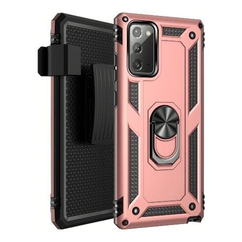 SaharaCase - Military Kickstand Series Case - for Samsung Galaxy Note 20 5G - Rose Gold - Sahara Case LLC