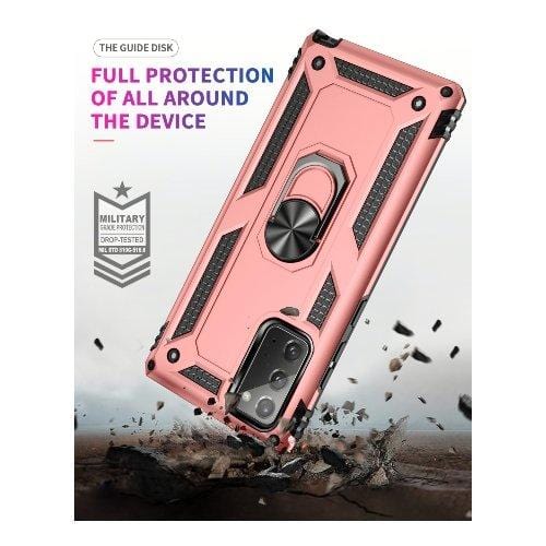 SaharaCase - Military Kickstand Series Case - for Samsung Galaxy Note 20 5G - Rose Gold - Sahara Case LLC