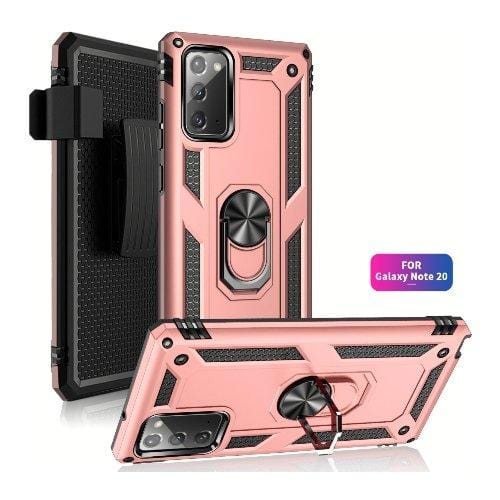 SaharaCase - Military Kickstand Series Case - for Samsung Galaxy Note 20 5G - Rose Gold - Sahara Case LLC