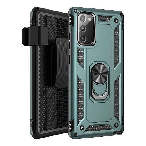 SaharaCase - Military Kickstand Series Case - for Samsung Galaxy Note 20 - Green - Sahara Case LLC