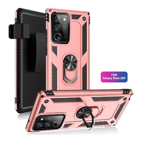 SaharaCase - Military Kickstand Series Case for Samsung Galaxy Note20 Ultra - Rose Gold - Sahara Case LLC
