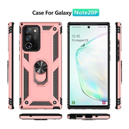 SaharaCase - Military Kickstand Series Case for Samsung Galaxy Note20 Ultra - Rose Gold - Sahara Case LLC