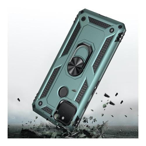SaharaCase - Military Kickstand Series Case - Google Pixel 5 - Green - Sahara Case LLC