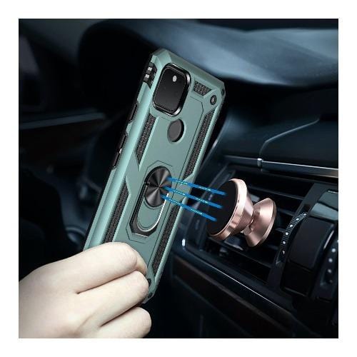 SaharaCase - Military Kickstand Series Case - Google Pixel 5 - Green - Sahara Case LLC