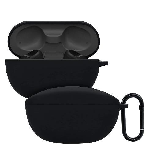 SaharaCase - Silicone Case - for Sony WF-SP800N True Wireless Headphones - Black - Sahara Case LLC