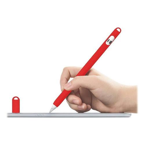 SaharaCase - Silicone Grip Case - for Apple Pencil (2nd Gen 2018) - Red - Sahara Case LLC