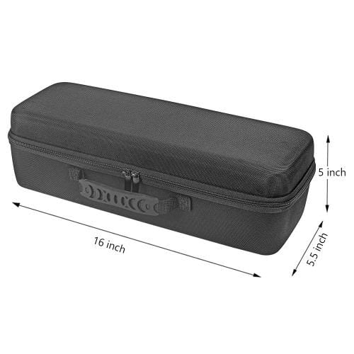 SaharaCase - Travel Carry Case - for Sony SRS-XB43 Bluetooth Speaker - Black - Sahara Case LLC