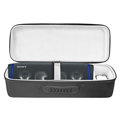SaharaCase - Travel Carry Case - for Sony SRS-XB43 Bluetooth Speaker - Black - Sahara Case LLC