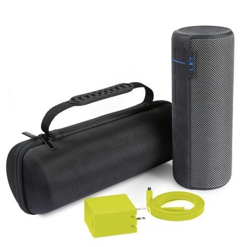 SaharaCase - Travel Carrying Case - for Ultimate Ears MEGABOOM LE Bluetooth Speaker- Black - Sahara Case LLC