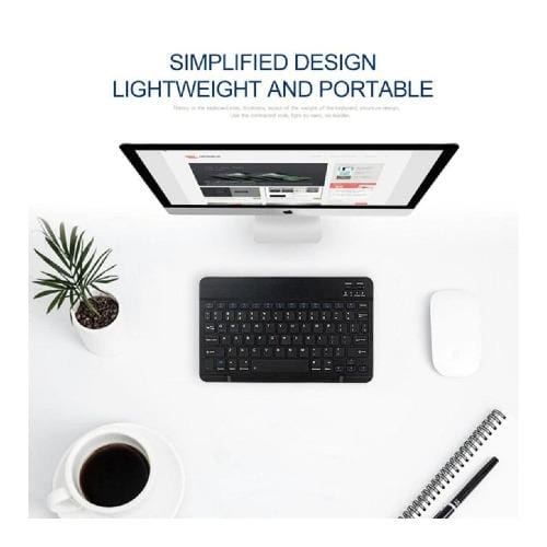 SaharaCase - Wireless Bluetooth Keyboard - for Most Tablets and Computers - Black - Sahara Case LLC