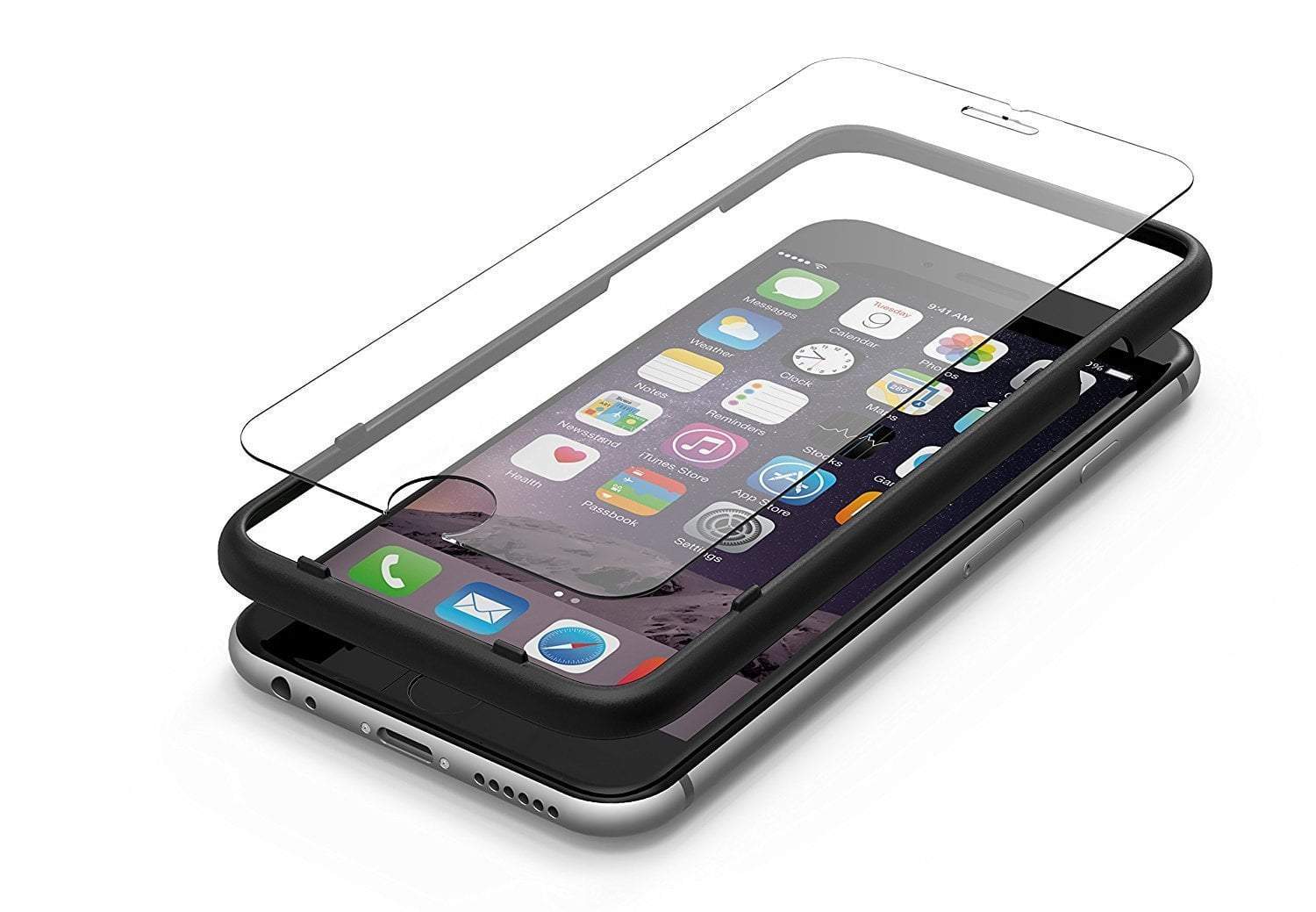 ZeroDamage Glass Screen Protector Kit - iPhone 8/7/6 - Sahara Case LLC