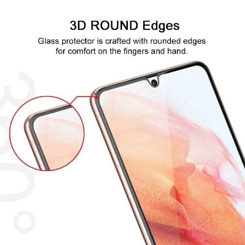 ZeroDamage - Tempered Glass Screen Protector - for Samsung Galaxy S21 5G - Sahara Case LLC