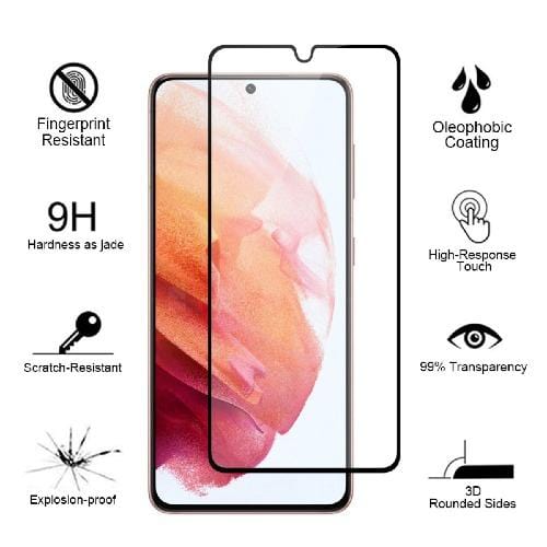 ZeroDamage - Tempered Glass Screen Protector - for Samsung Galaxy S21 5G - Sahara Case LLC
