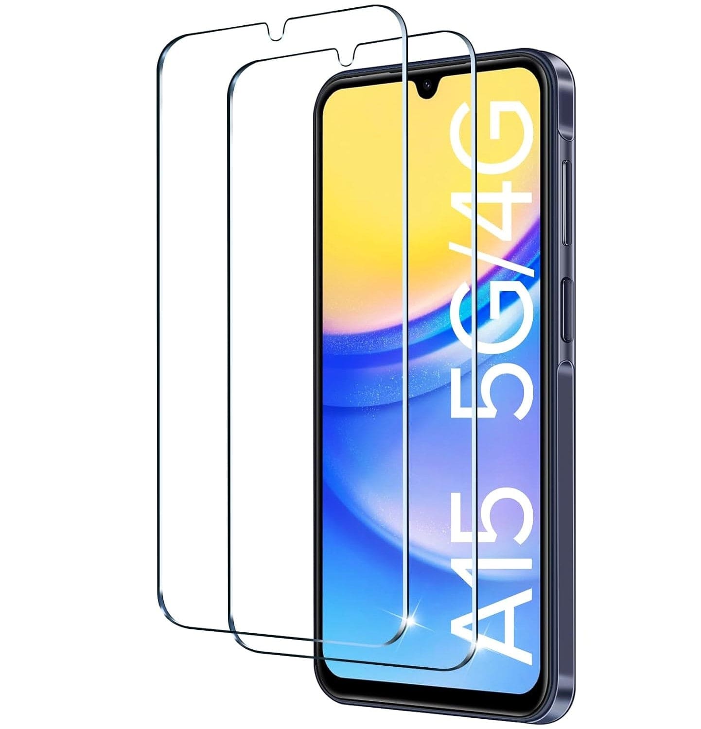 ZeroDamage Ultra Strong+ Tempered Glass Screen Protector - Galaxy A15 5G (2-Pack) - Clear