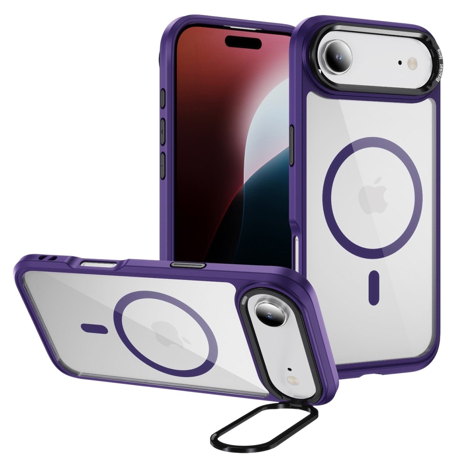 iPhone Air Kickstand Case - Clear Durable Back with Shockproof Edges Magsafe Compatible | Raider ArmorPro Series