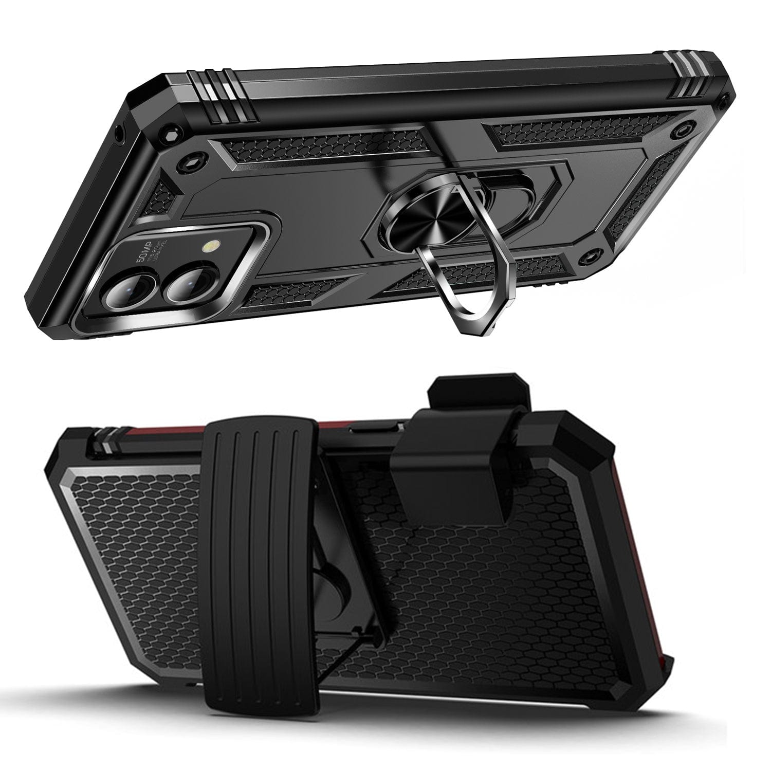 Raider Series Heavy Duty Kickstand Case - Motorola G Stylus 5G