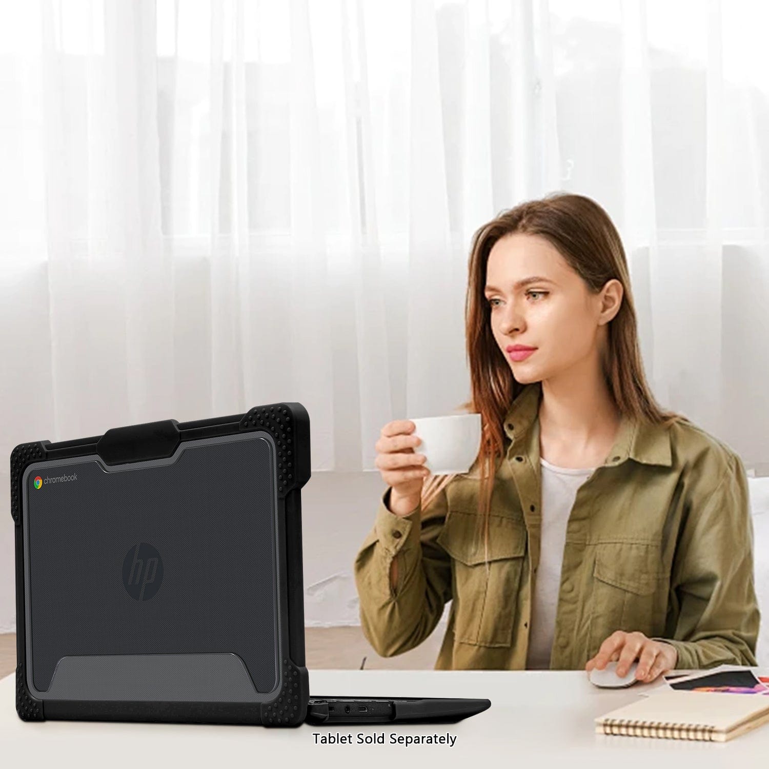 HP Fortis x360 11 G3 G4 G5 Chromebook/HP Fortis Flip G1i 11” - Heavy-Duty Rugged Protection