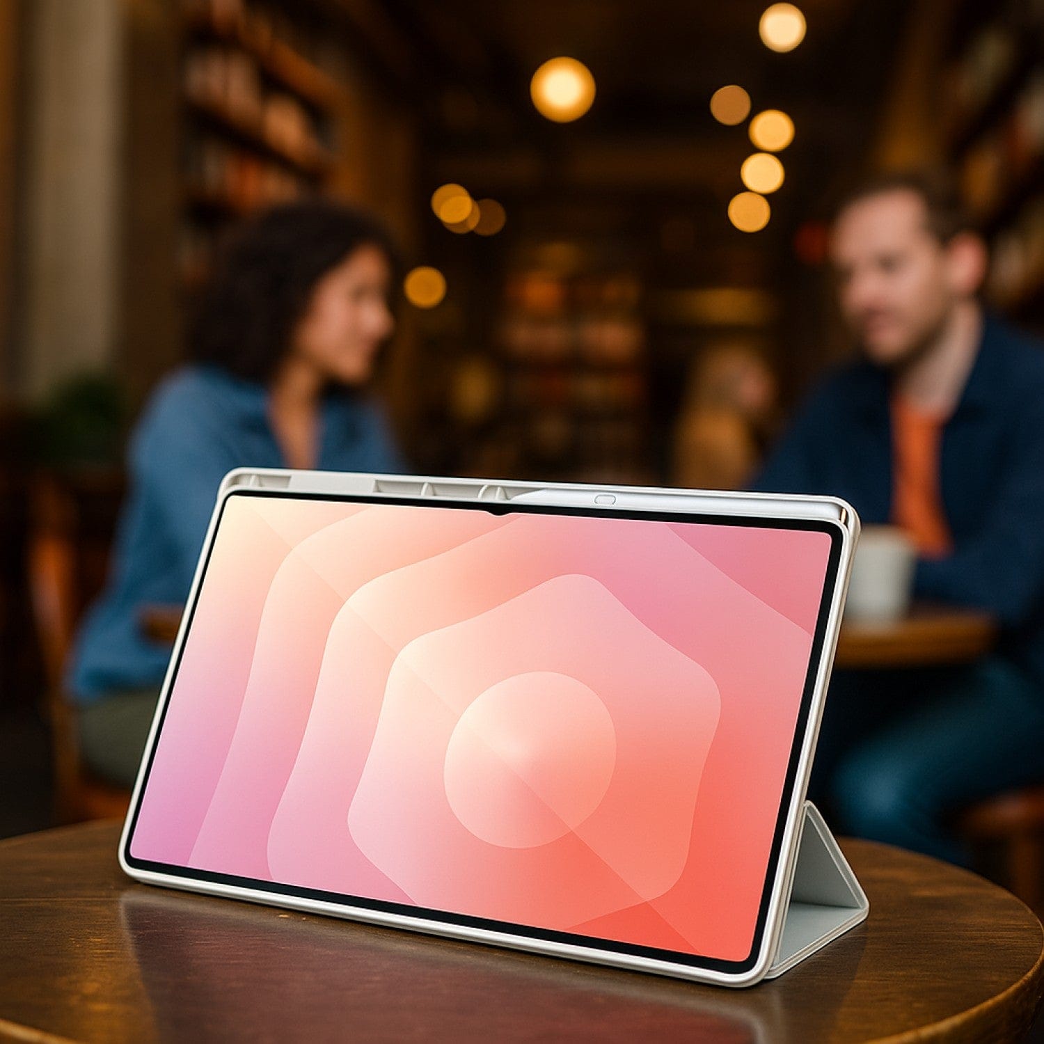 Samsung Galaxy Tab S11 Ultra Case - Folio Slim, Transparent Back | Venture Series