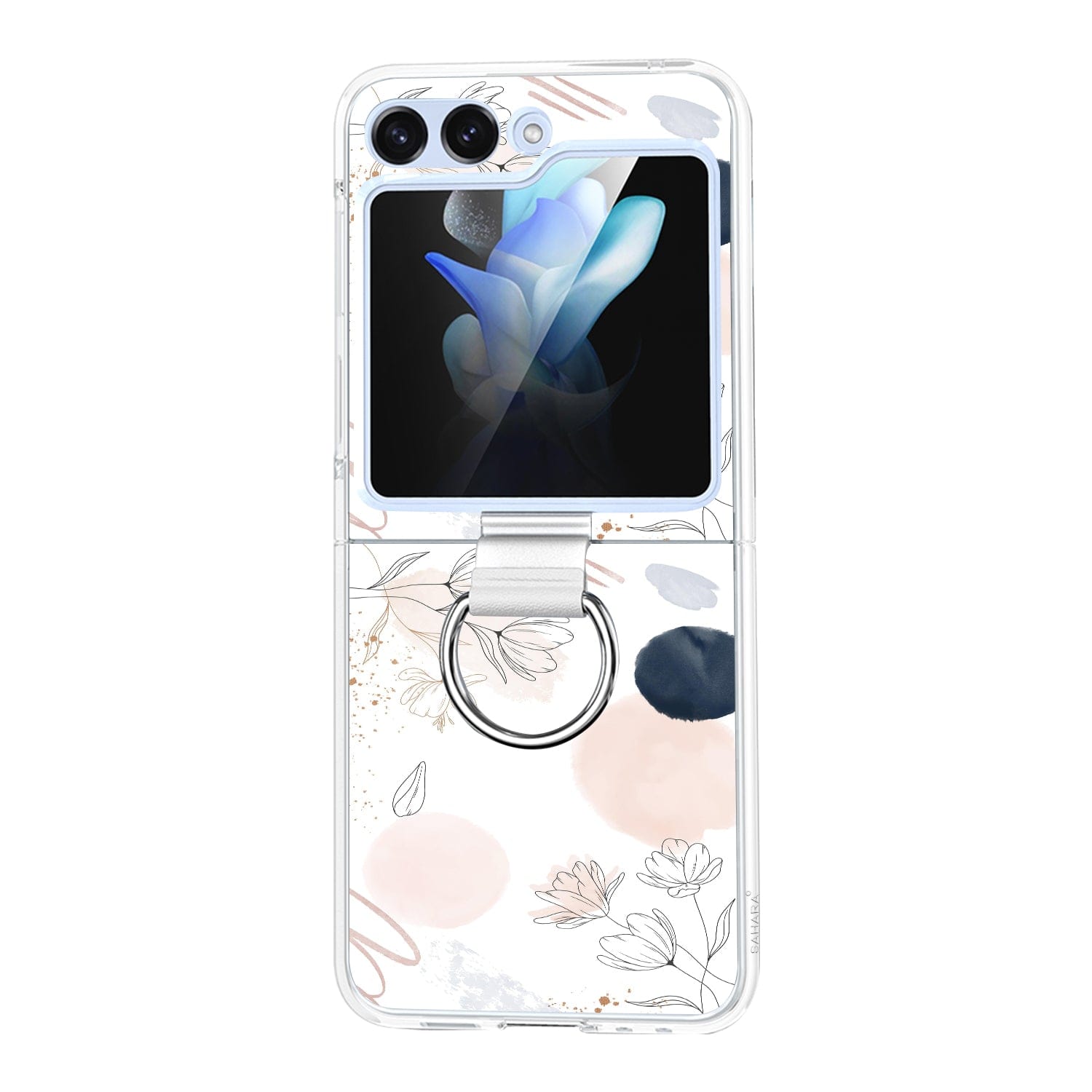 Inspire Series Floral Hard Shell Case with Ring  - Samsung Galaxy Z Flip6