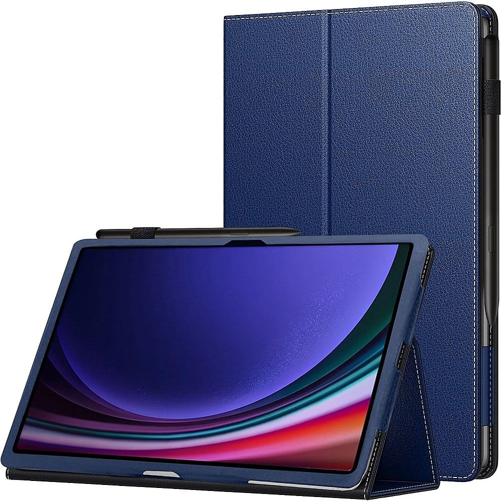 Bi-Fold Folio Case for Samsung Galaxy Tab S9+ and Tab S9 FE+ - Blue