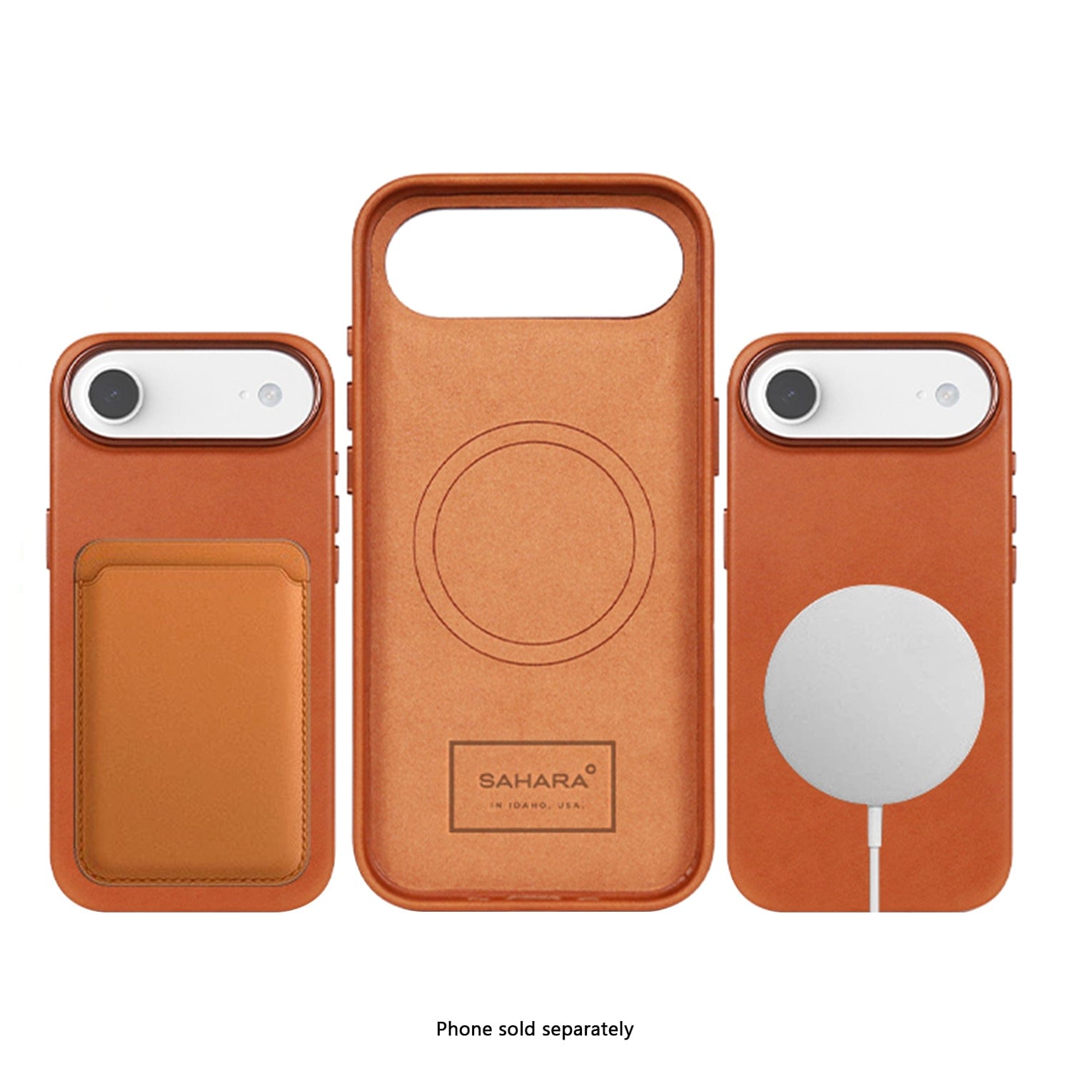 Indy Series Vegan Leather Case Compatible with Magsafe for Apple iPhone Air
