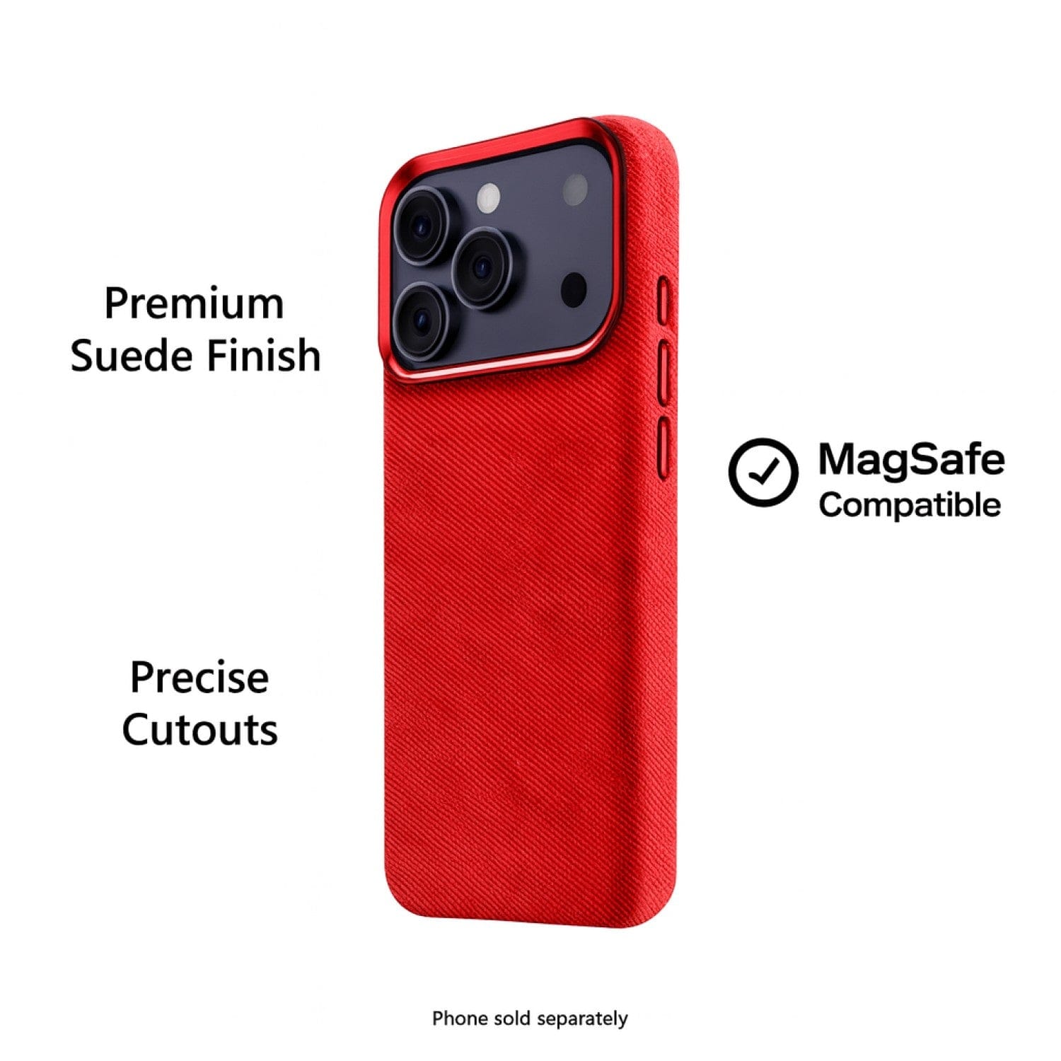 iPhone 17 Pro Case - Suede Leather | Indy Series