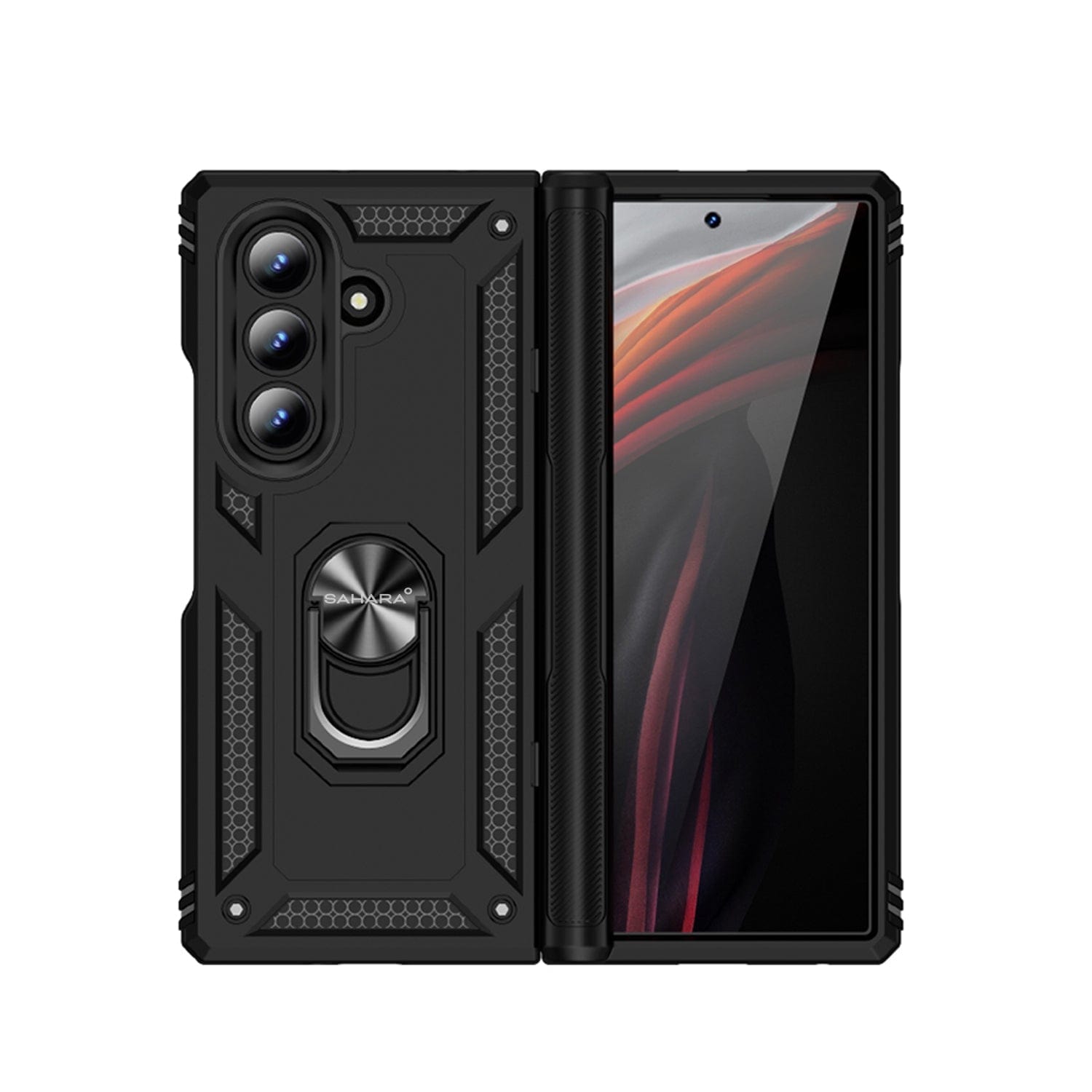 Raider Series Heavy Duty Case for Samsung Galaxy Z Fold7 - Scorpion Black