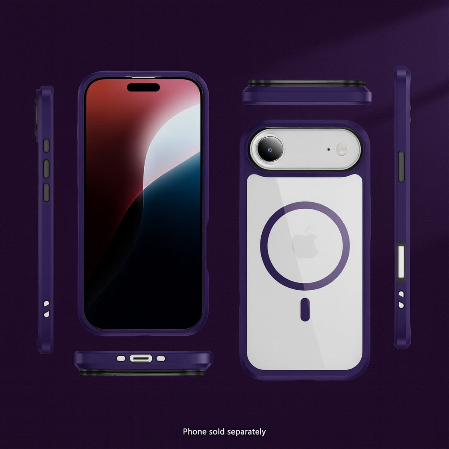 iPhone Air Kickstand Case - Clear Durable Back with Shockproof Edges Magsafe Compatible | Raider ArmorPro Series