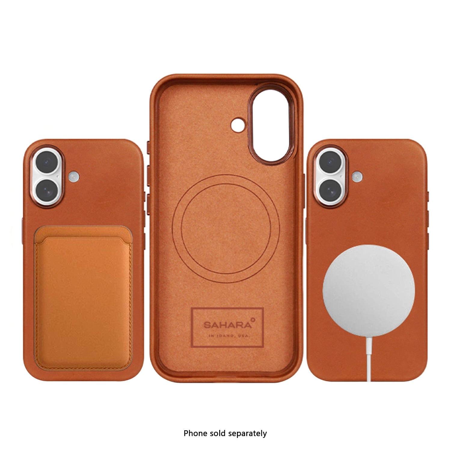 Indy Series Vegan Leather Case Compatible with Magsafe for Apple iPhone 17