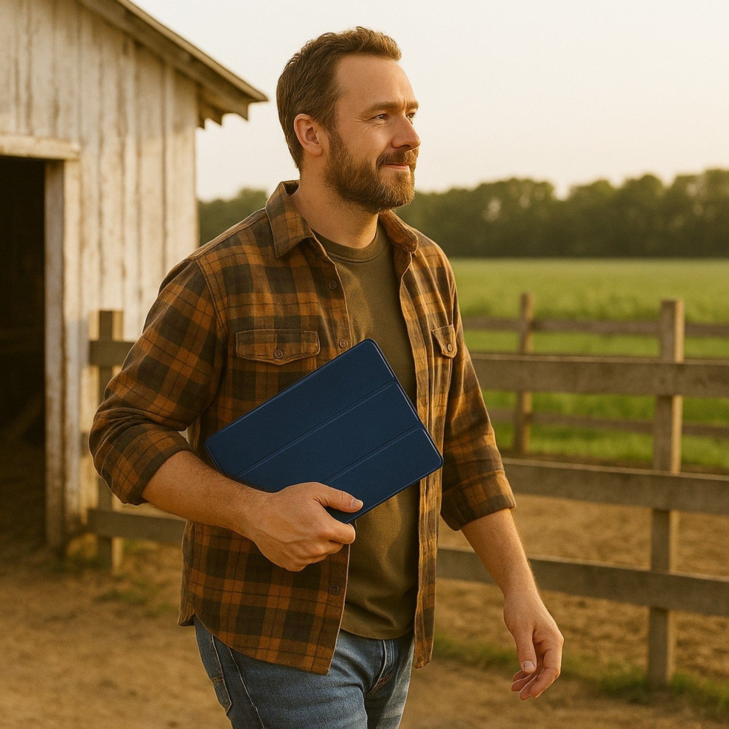 Samsung Galaxy Tab S11 Case - Slim Folio with Transparent Back | Venture Series