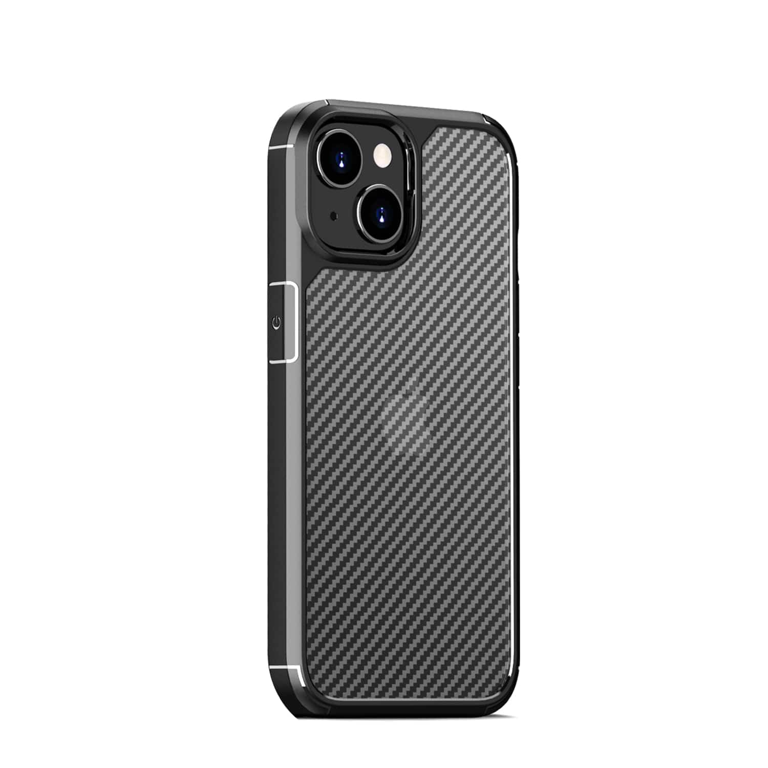 Venture Series Carbon-Fiber Style Anti-Slip Case with Screen and Camera Protector - iPhone 15 Plus