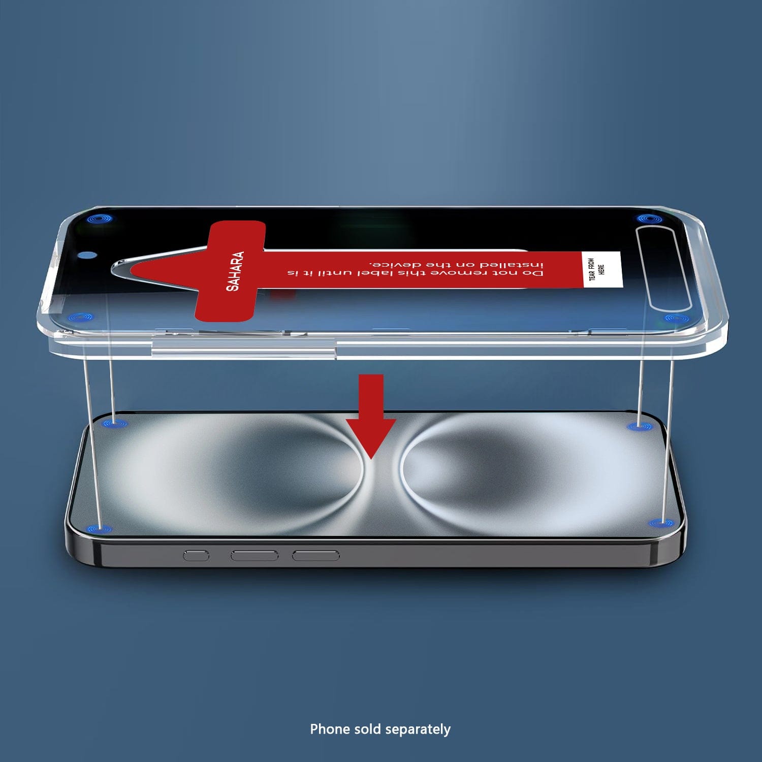 iPhone Air Privacy Screen Protector - Easy Apply Tempered Glass Screen Protector | Zerodamage