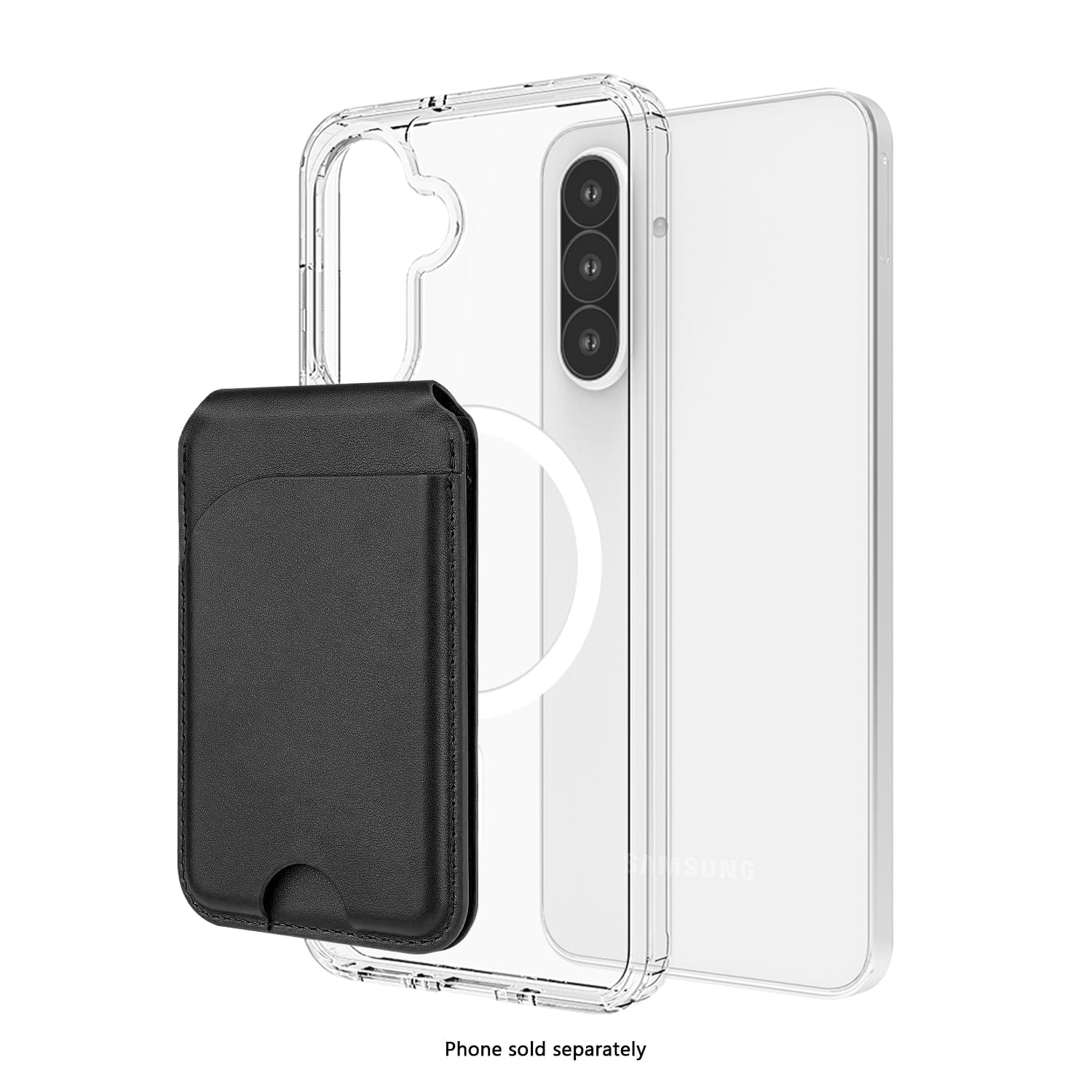 Venture Series Wallet Case for Samsung Galaxy A26 5G - Clear/Scorpion Black