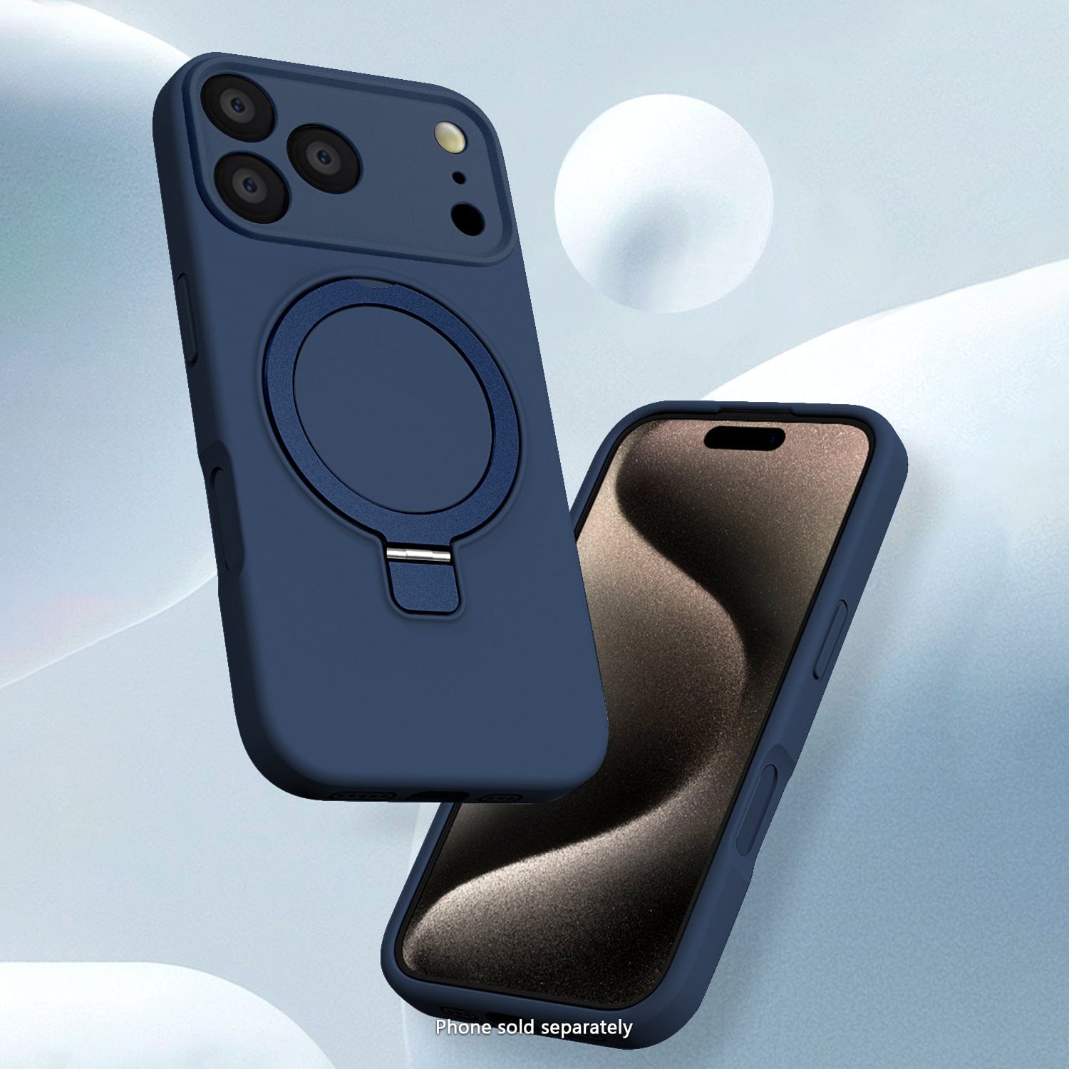 iPhone 17 Pro Case with Built-In Kickstand - Silicone Anti-Slip Design, Compatible with Magsafe | Venture Series