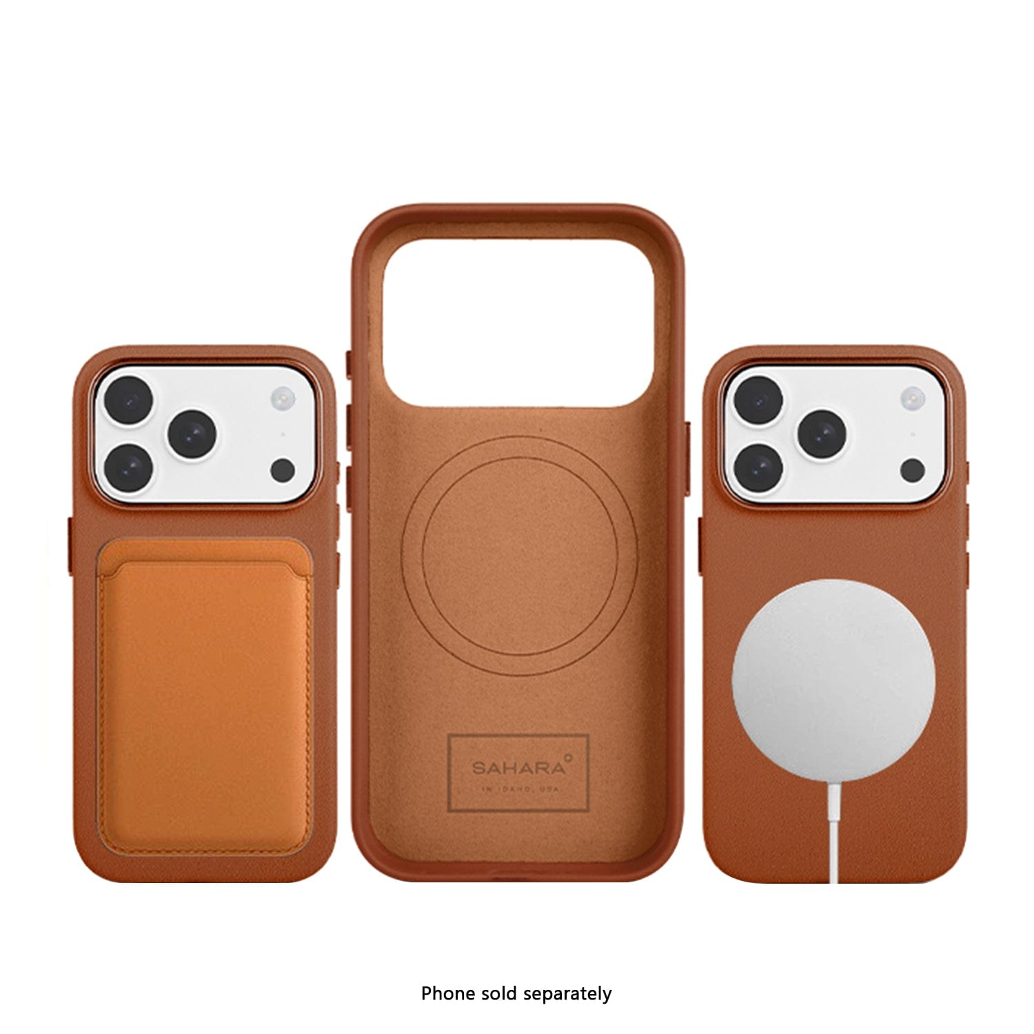 Indy Series Vegan Leather Case Compatible with Magsafe for Apple iPhone 17 Pro Max