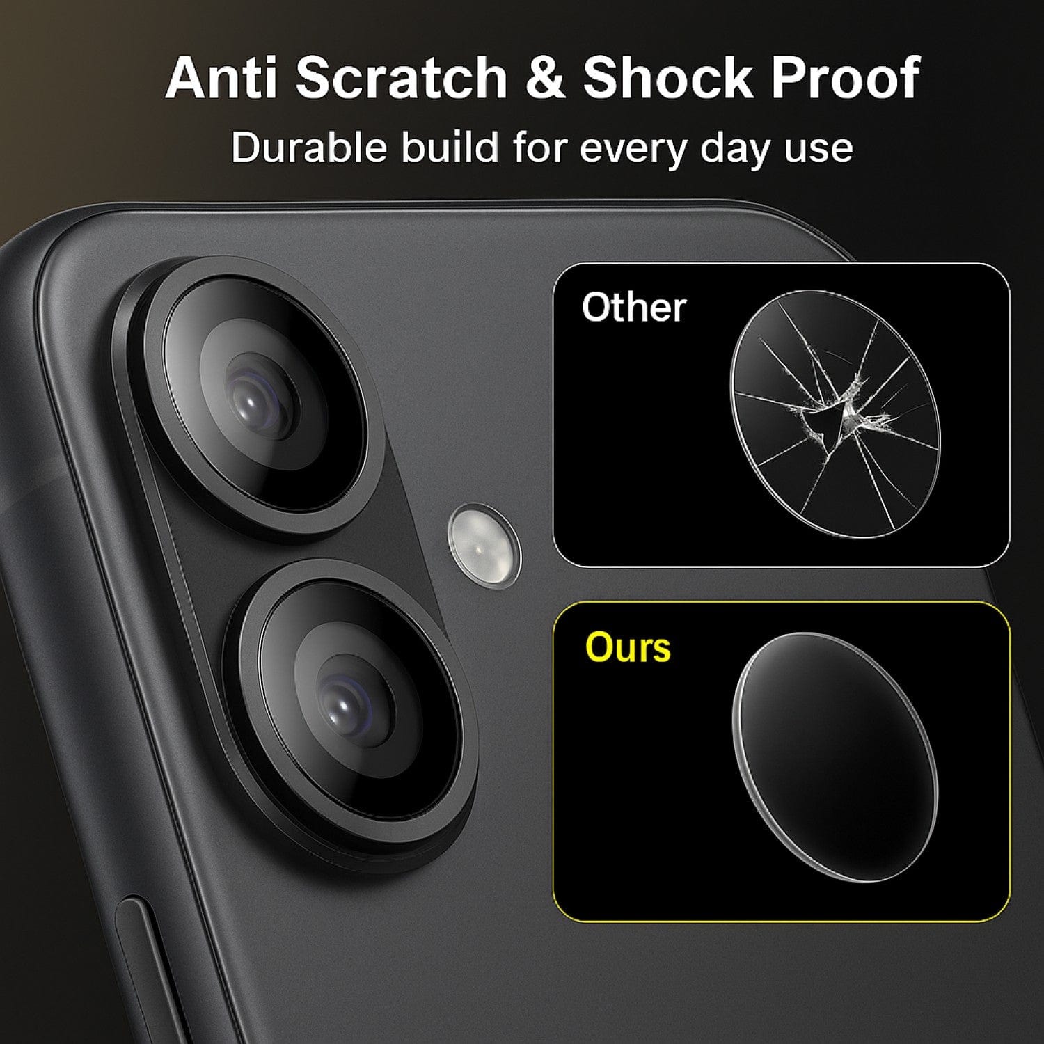 iPhone 17 Camera Protector - Titanium Glass (2-Pack) | ZeroDamage
