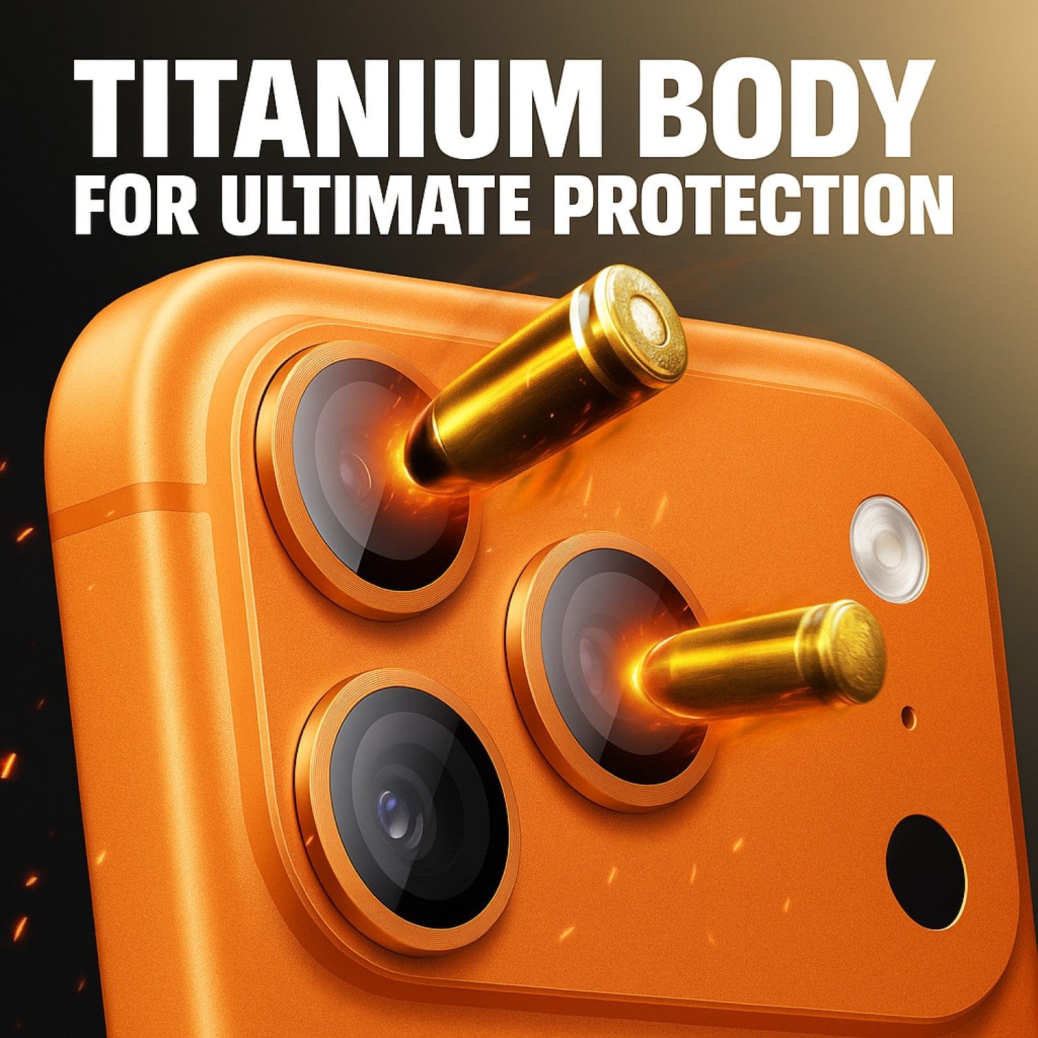 iPhone 17 Pro / 17 Pro Max Camera Protector - Titanium Glass (2-Pack) | ZeroDamage