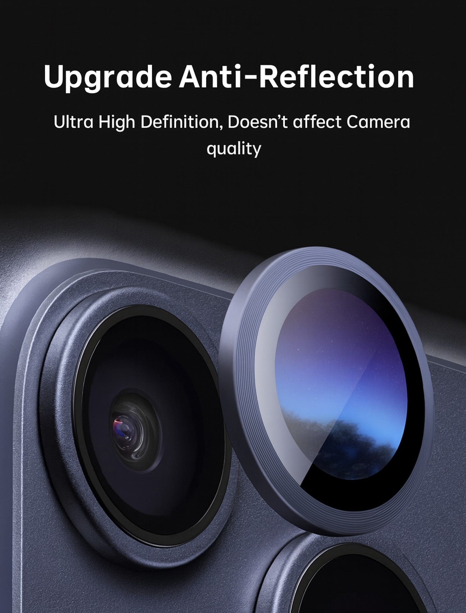 iPhone 17 Pro / 17 Pro Max Camera Protector - Titanium Glass (2-Pack) | ZeroDamage
