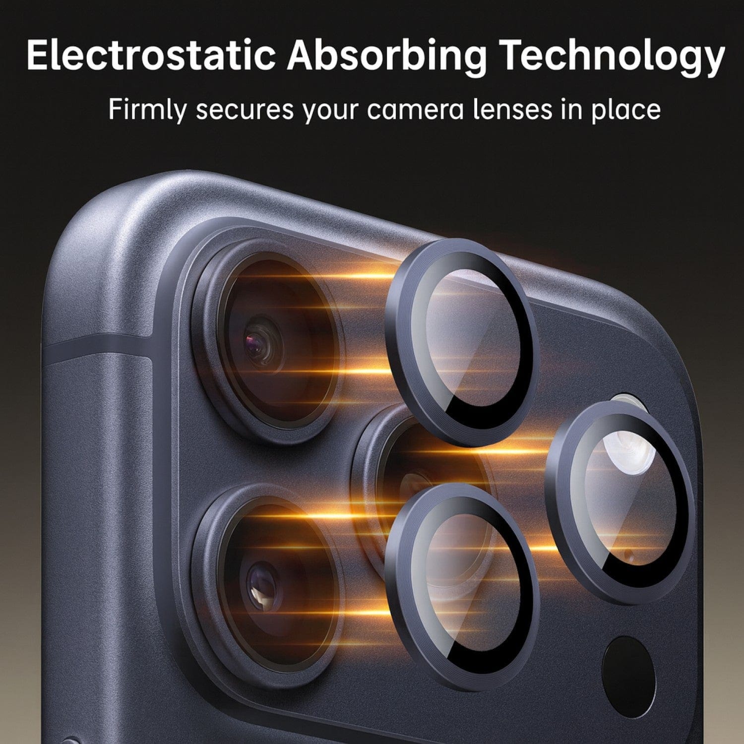 iPhone 17 Pro / 17 Pro Max Camera Protector - Titanium Glass (2-Pack) | ZeroDamage