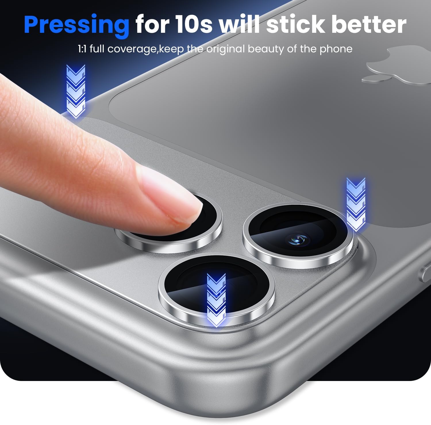 Apple iPhone 17 Pro Max Camera Protector - Strong Titanium (2-Pack) | ZeroDamage
