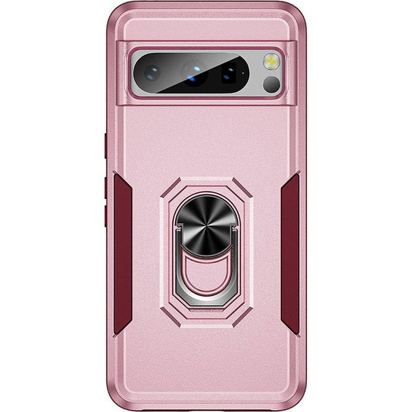 Military Kickstand Series Case for Google Pixel 8 - Rose Gold